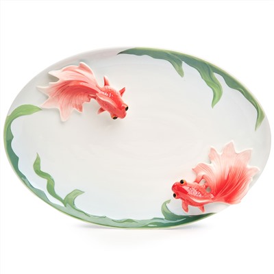 БЛЮДО LEFARD "ЗОЛОТАЯ РЫБКА" 32*22*5 СМ (КОР=12ШТ)