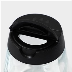 Баночки для специй с пластмассовой крышкой Доляна «Отто», набор 4 шт.: 140 мл, 6.2×8.4 см, стекло