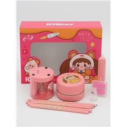 Электрический канцелярский набор "Boys&Girls", pink