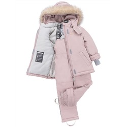 Комплект зимний для девочки NIKASTYLE 7з7024 Пудра