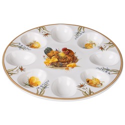 БЛЮДО ДЛЯ 8 ЯИЦ LEFARD "SUNDAY" 22 СМ (КОР=18ШТ.)