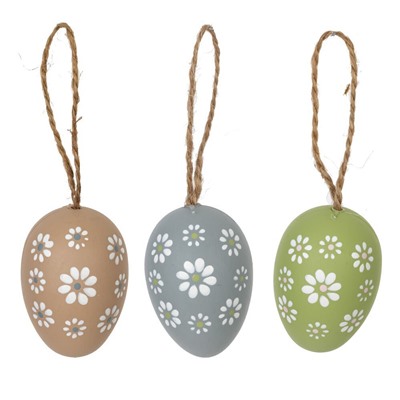 GAEM Набор из 3-х изделий декоративных подвесных "Яйцо" (4*6), L13 W7 H4 см