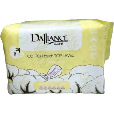 Прокладки гигиенические "DALLIANCE Care COTTON touch SUPER PLUS Ultra" (8 шт.) (10326054)