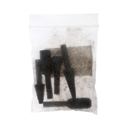 Набор шарошек по дереву ТУНДРА, диаметр хвостовика 6 мм, 5 шт.