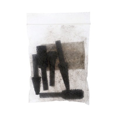 Набор шарошек по дереву ТУНДРА, диаметр хвостовика 6 мм, 5 шт.