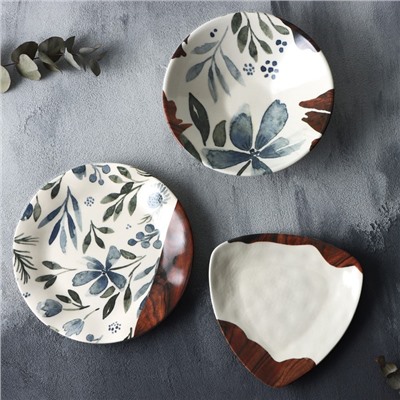 Блюдо керамическое «Фьюжен», 29.7×17.5 см, Dolce Ceramo