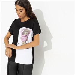 Футболка с принтом, Ты в деле (black)