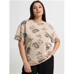 Футболка Бриса (бежевая) Б15372-20М