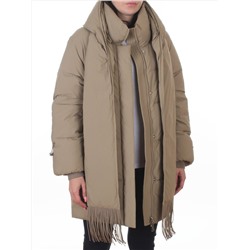H781 DK. BEIGE Куртка зимняя женская (200 гр. холлофайбер)