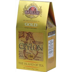 BASILUR. Чайный остров. Gold 200 гр. карт.пачка