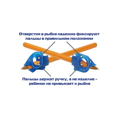 Ручка - самоучка тренажёр для правшей, МИКС