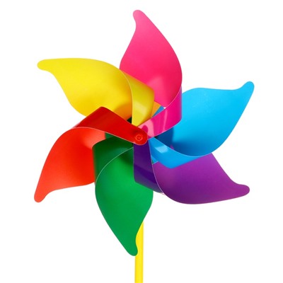 Ветерок «Вертушка Ромашка», садовая, 19×40 см, набор 5 шт., МИКС