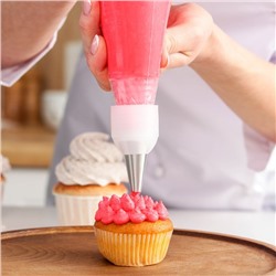 Насадка кондитерская KONFINETTA «Круг», d=2.4 см, выход 0.6 см, нержавеющая сталь