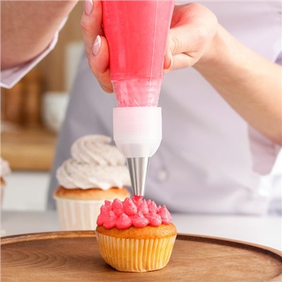 Насадка кондитерская KONFINETTA «Круг», d=2.4 см, выход 0.6 см, нержавеющая сталь