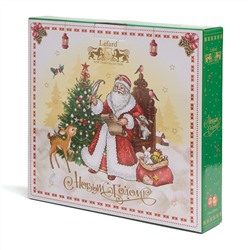 БЛЮДО-ЗВЕЗДА LEFARD "ДЕД МОРОЗ" 28*28*5 СМ КРАСНОЕ (КОР=8ШТ.)