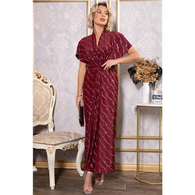 Платье Исландия (бордовое) П14814-30М