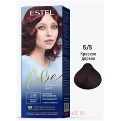 ESTEL Love Стойкая Крем-краска для волос тон 5/5 Красное дерево