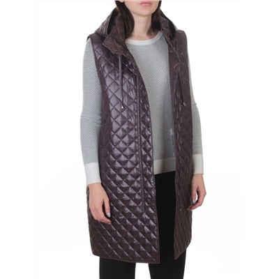 802 DK. VIOLET Жилет утепленный женский (50 гр. синтепон)