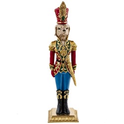 GAEM Фигурка декоративная "Солдатик-собака", L9 W9 H32 см