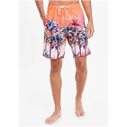 Palm Print Swim Shorts