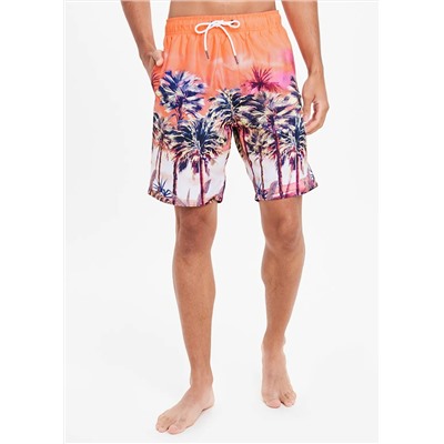 Palm Print Swim Shorts