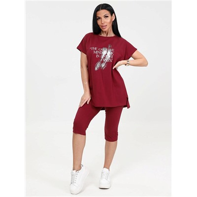 Костюм Эпюр бордовый ИвК