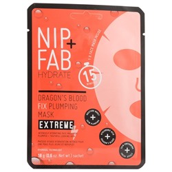Nip + Fab Dragons Blood Xtreme Plumping Sheet Mask Maske Masken & Peelings, 1 шт.