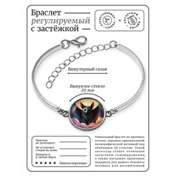 BSI-0195 Браслет металлический Летучая мышь