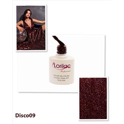 Гель лак Lorilac Professional Disco (светоотражающий) № 9 10 ml