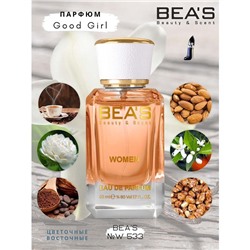 Beas W533 Carolina Herrera Good Girl Women edp 50 ml, Парфюм женский Beas W533 создан по мотивам аромата Carolina Herrera Good Girl