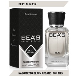 Beas M217 Nasomatto Black Afgano Men edp 50 ml, Парфюм мужской Beas M217 создан по мотивам аромата Nasomatto Black Afgano