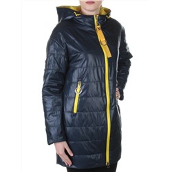 B19102 DK. BLUE Пальто демисезонное женское Aikesdfrs