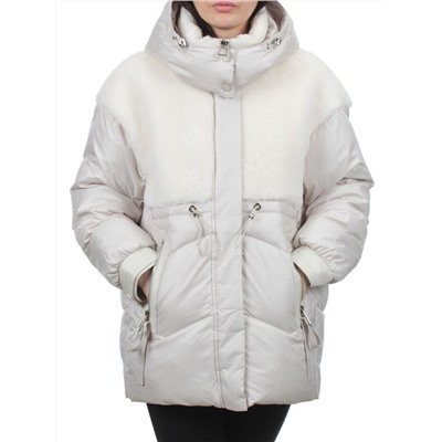 350-X28 LT. BEIGE Куртка зимняя женская (200 гр. холлофайбер)