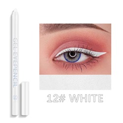 Устойчивый гелевый карандаш-каял для глаз Dragon Ranee, ЦВЕТ 12 Белый