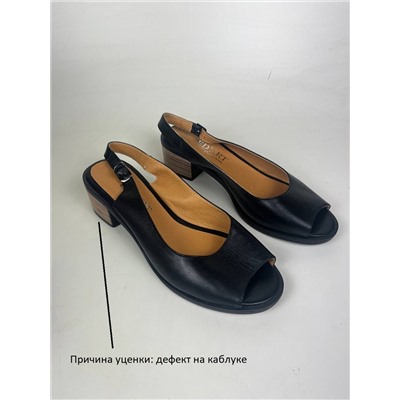 Босоножки ED'ART 401.22280'bl. Черный уценка