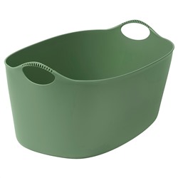 TORKIS, Wäschekorb biegsam, grün,, 35 l