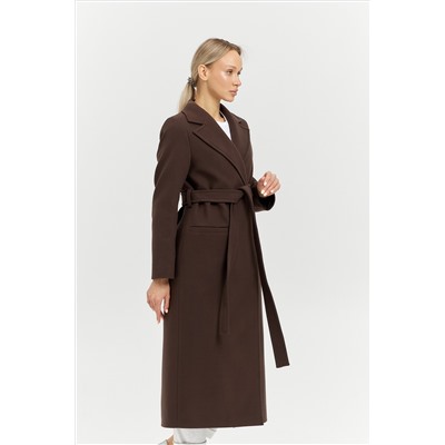 Пальто женское демисезонное 26770 (шоколад)