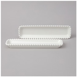 НАБОР БЛЮД LEFARD "PEARL" ПРЯМОУГ. 2 ШТ. 29*7,5*3 СМ (КОР=18НАБ.)