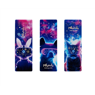 Закладки для книг, 3шт., MESHU "Miumiu"