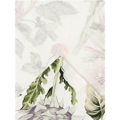 Комплект штор для кухни с подхватами Organic home, 150×180 см-2 шт., репс 210 г/м².100%хл