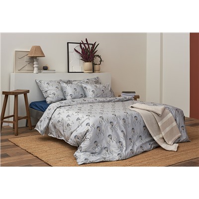 Набор наволочек "Полевые цветы" из премиального сатина из коллекции Russian North, 50х70 см