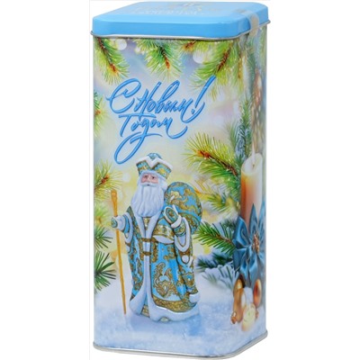 HYLEYS. Новый год. Банка С Новым Годом (Дед Мороз) 50 гр. жест.банка