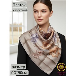 Платок женский из хлопка премиум Артикул: СУ2504/2