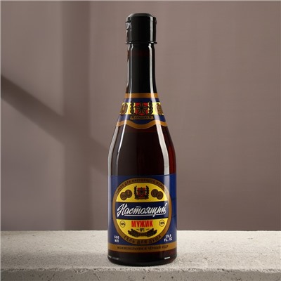 Гель для душа пиво «Настоящий», 500 мл, аромат можжевельника и чёрного кедра, Чистое счастье