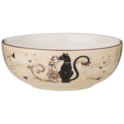 САЛАТНИК AGNESS "ПАРИЖСКИЕ КОТЫ" 16,5*6 СМ 800 МЛ (КОР=24ШТ.)