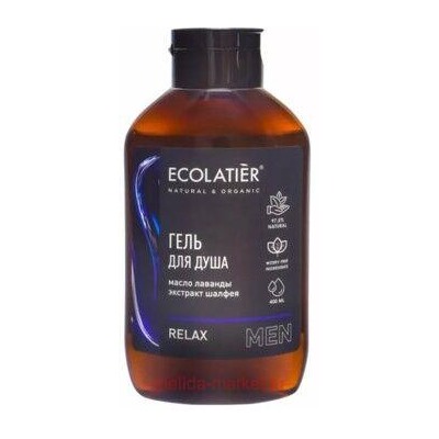 ECOLATIER Мужской Гель для душа Relax 400мл 832101