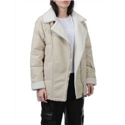 S24-263 BEIGE Куртка демисезонная женская (100 гр. холлофайбер)