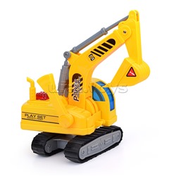 Экскаватор (свет, звук) на батарейках, в коробке