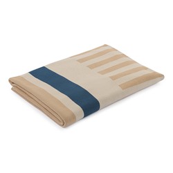 Плед из хлопка с рисунком Tulip garden из коллекции Terra, 130х180 см