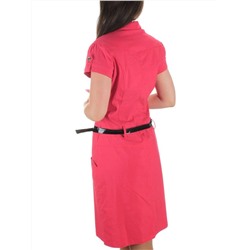 9413 CRIMSON Платье женское (85% хлопок, 10% вискоза, 5% лайкра)